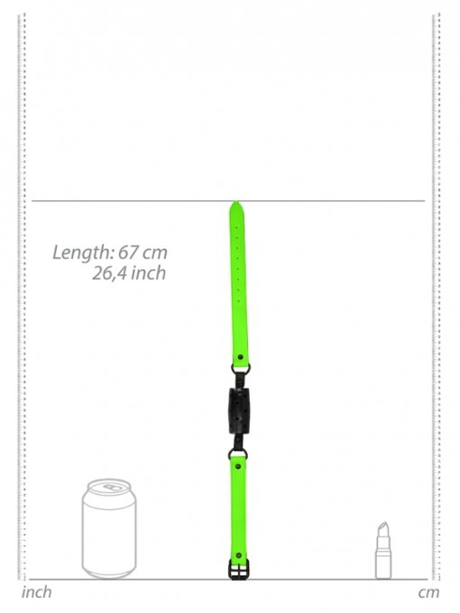 Bâillon Cylindre phosphorescent Glow 7.5cm