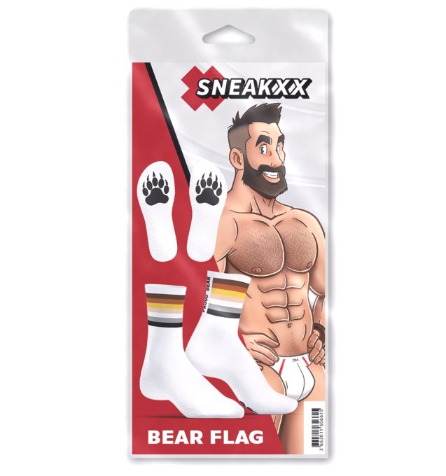Chaussettes blanches Proud Bear SneakXX