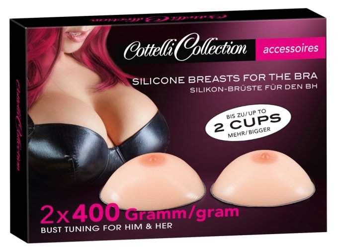Prothèses Seins en silicone 2 x 400g